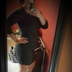 *SOLD* Grey Body Con Express Dress